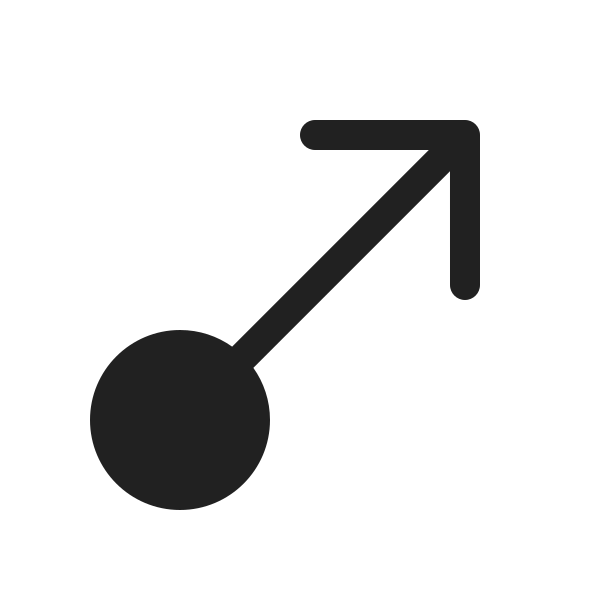 Ic Fluent Arrow Flow Diagonal Up Right 20 Filled