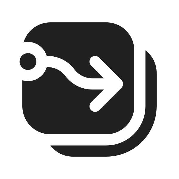 Ic Fluent Arrow Flow Square Multiple 16 Filled