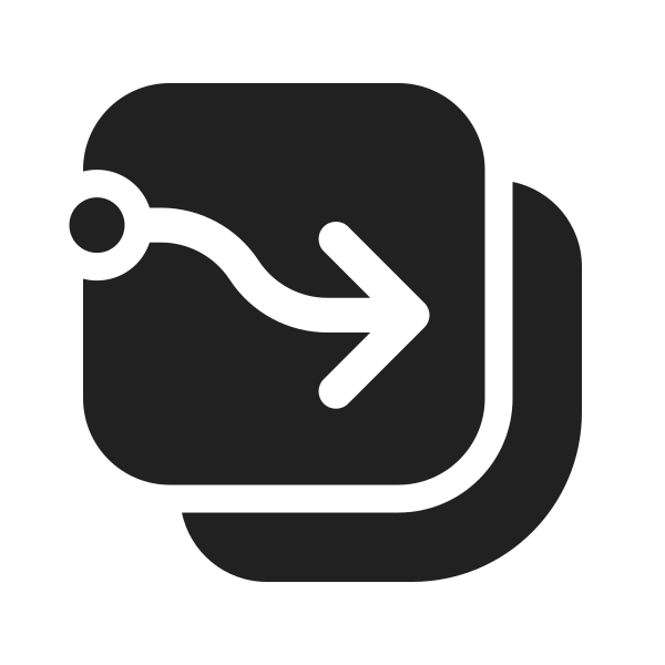 Ic Fluent Arrow Flow Square Multiple 48 Filled