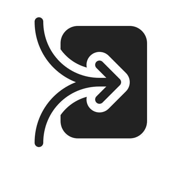 Ic Fluent Arrow Join 20 Filled
