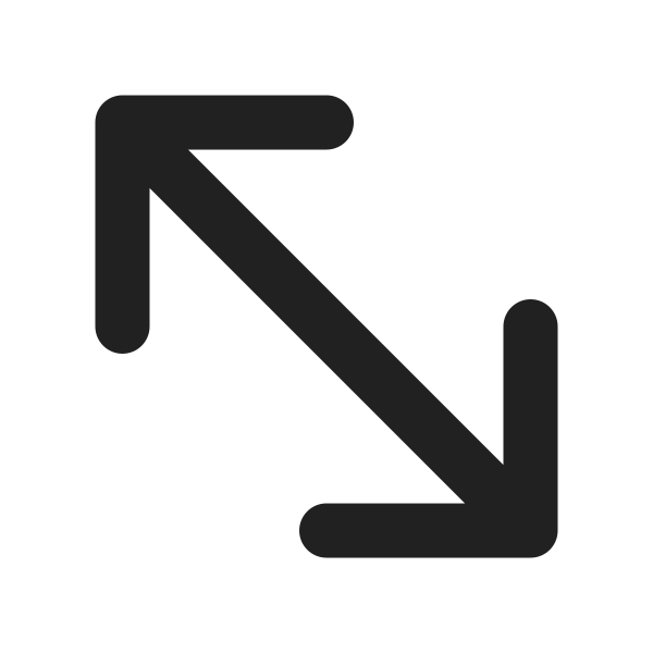 Ic Fluent Arrow Maximize Top Left Bottom Right 24 Filled