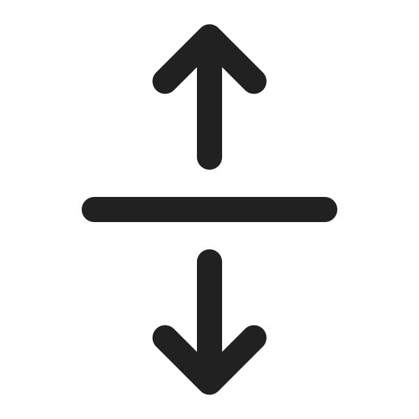 Ic Fluent Arrow Maximize Vertical 20 Filled