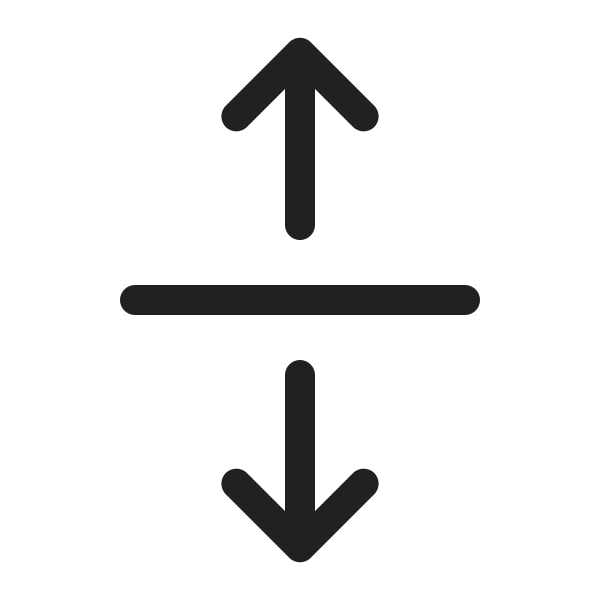 Ic Fluent Arrow Maximize Vertical 20 Regular