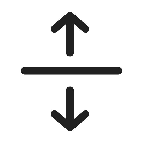 Ic Fluent Arrow Maximize Vertical 48 Regular