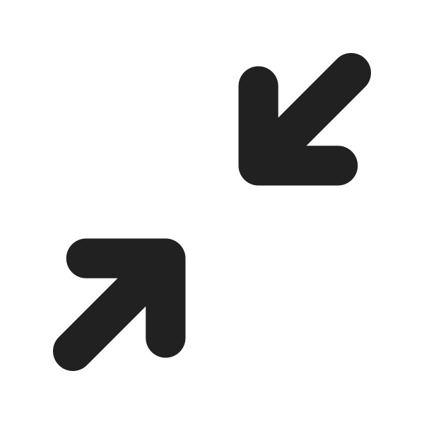 Ic Fluent Arrow Minimize 16 Filled