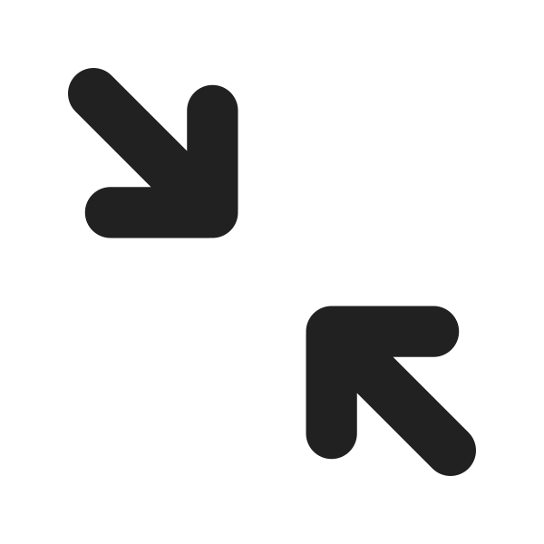 Ic Fluent Arrow Minimize Top Left Bottom Right 16 Filled