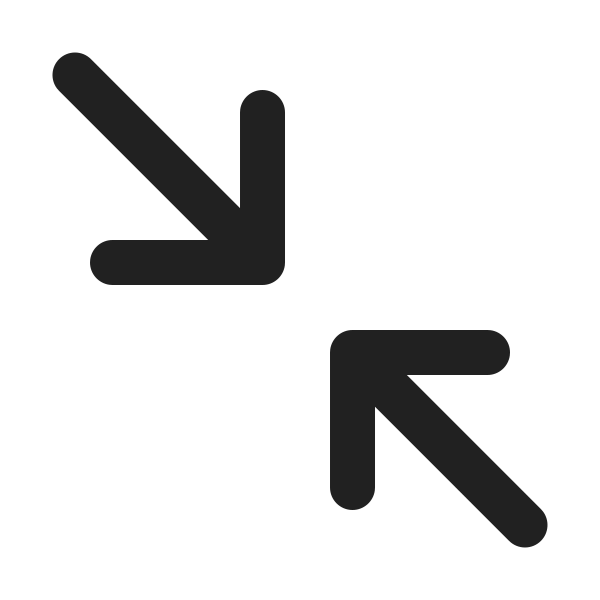 Ic Fluent Arrow Minimize Top Left Bottom Right 20 Filled
