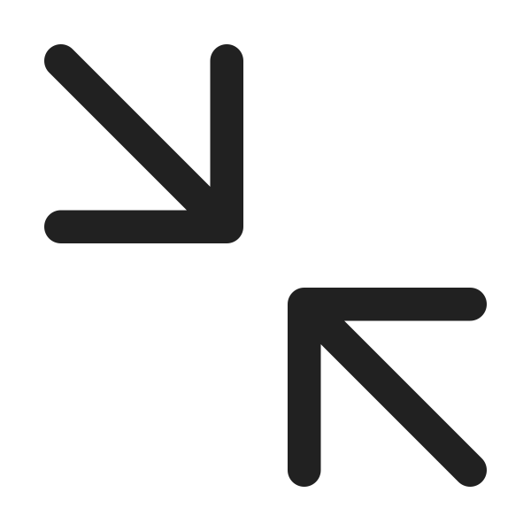 Ic Fluent Arrow Minimize Top Left Bottom Right 24 Regular