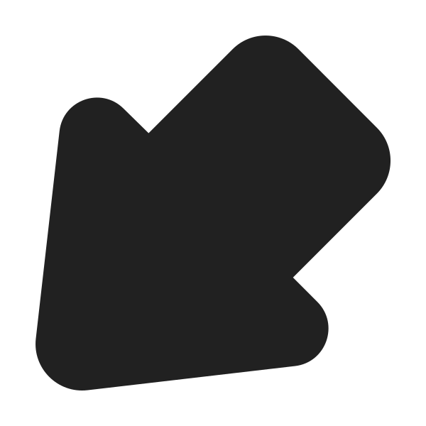 Ic Fluent Arrow Outline Down Left 48 Filled