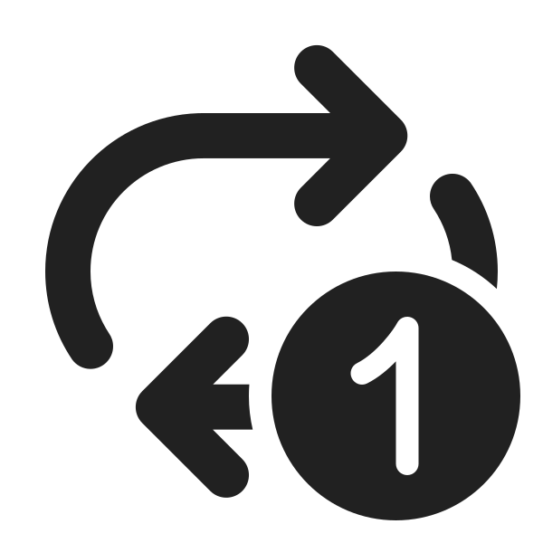 Ic Fluent Arrow Repeat 1 24 Filled