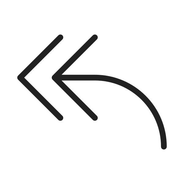 Ic Fluent Arrow Reply All 32 Light