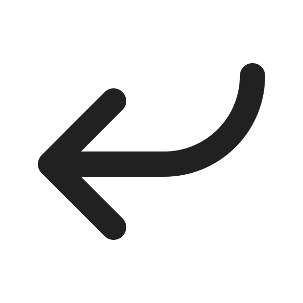 Ic Fluent Arrow Reply Down 24 Filled