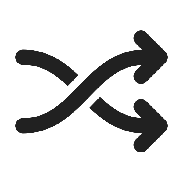 Ic Fluent Arrow Shuffle 24 Filled