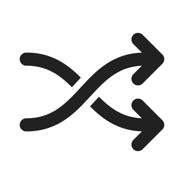 Ic Fluent Arrow Shuffle 28 Filled