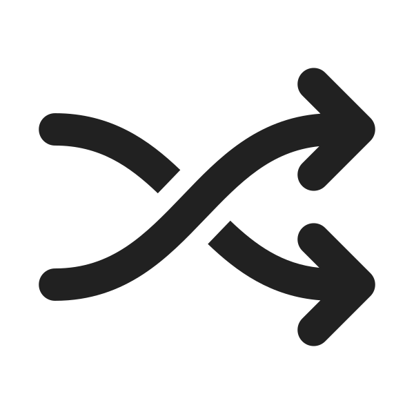 Ic Fluent Arrow Shuffle 32 Filled