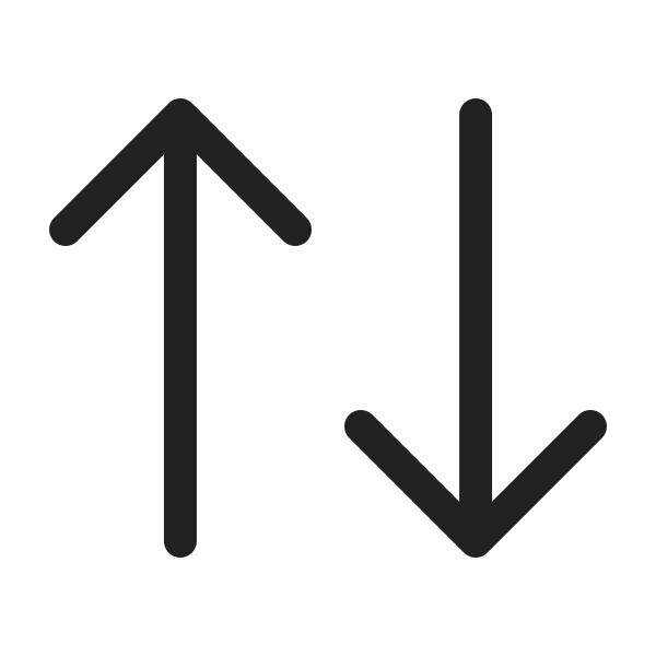 Ic Fluent Arrow Sort 20 Regular