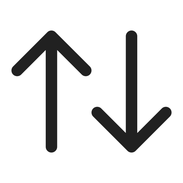 Ic Fluent Arrow Sort 24 Regular