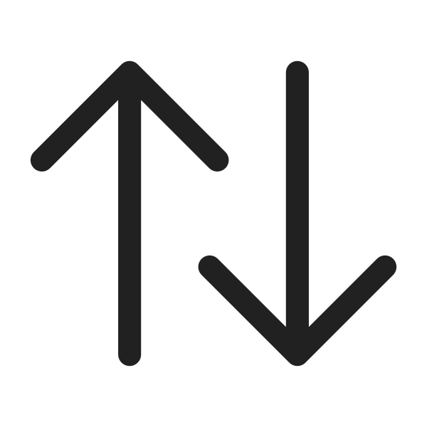 Ic Fluent Arrow Sort 28 Regular