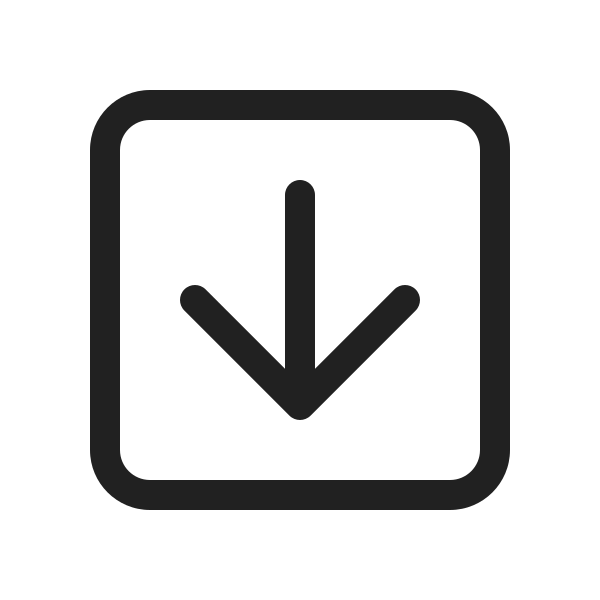 Ic Fluent Arrow Square Down 20 Regular