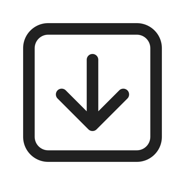 Ic Fluent Arrow Square Down 24 Regular
