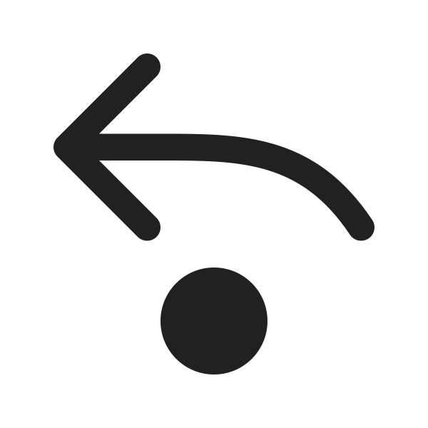 Ic Fluent Arrow Step Back 16 Filled