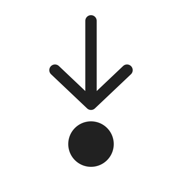 Ic Fluent Arrow Step In 24 Filled