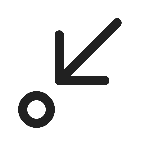 Ic Fluent Arrow Step In Diagonal Down Left 24 Regular