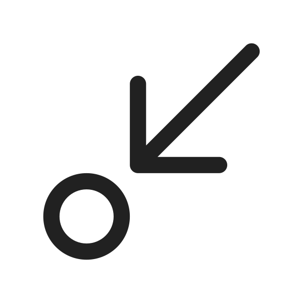 Ic Fluent Arrow Step In Diagonal Down Left 28 Regular