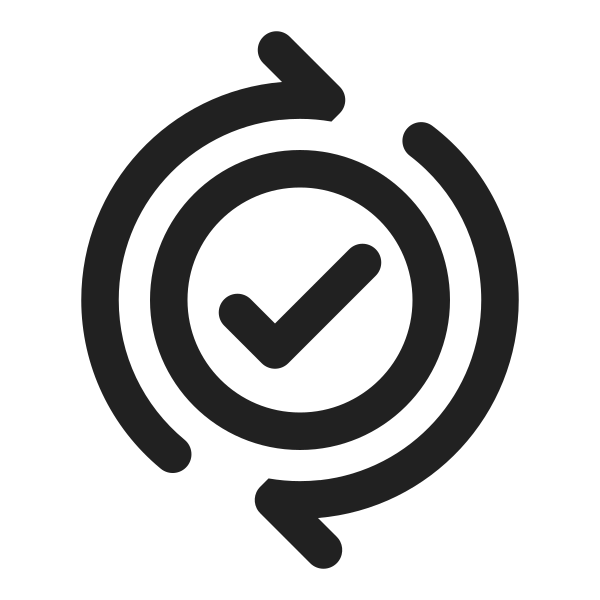 Ic Fluent Arrow Sync Checkmark 24 Regular