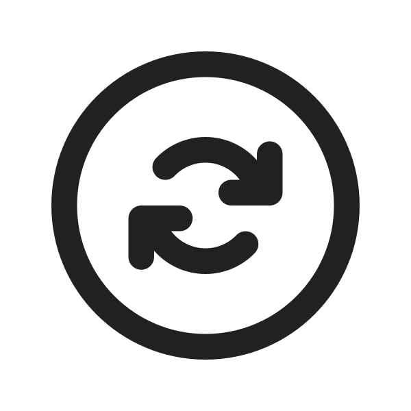 Ic Fluent Arrow Sync Circle 16 Regular
