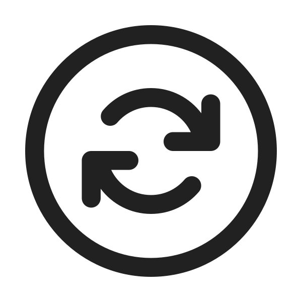 Ic Fluent Arrow Sync Circle 24 Regular
