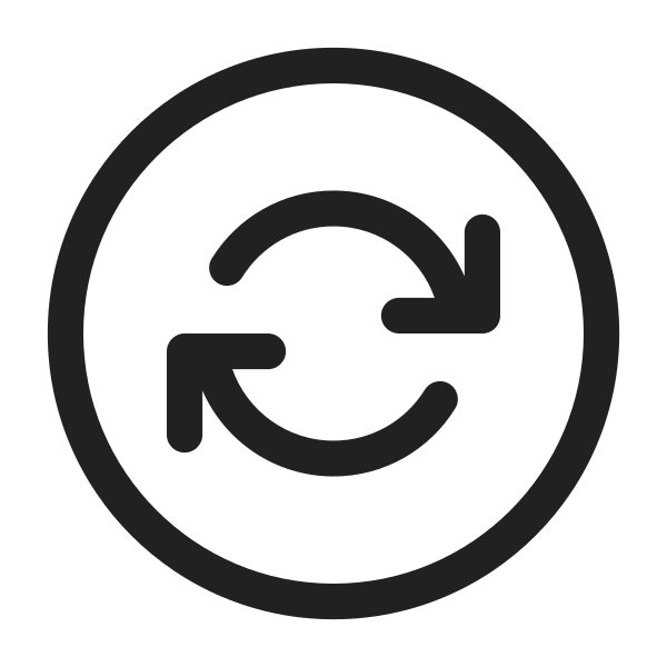 Ic Fluent Arrow Sync Circle 28 Regular