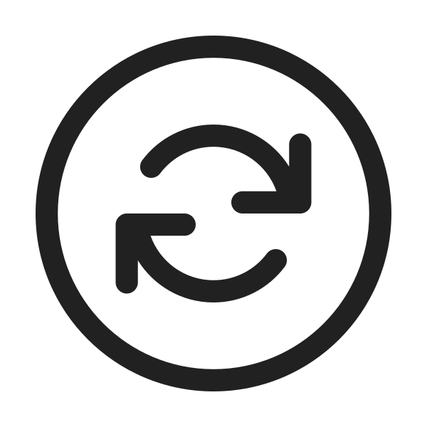 Ic Fluent Arrow Sync Circle 48 Regular