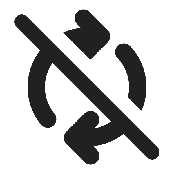 Ic Fluent Arrow Sync Off 12 Filled
