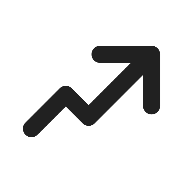 Ic Fluent Arrow Trending 16 Filled