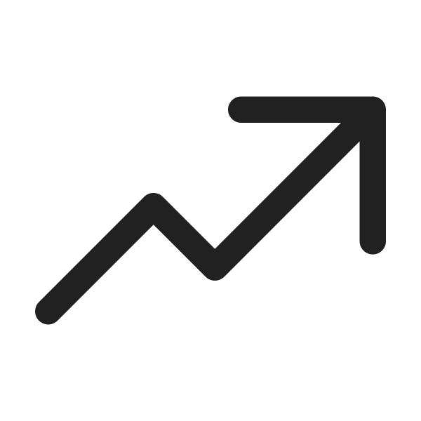 Ic Fluent Arrow Trending 24 Regular