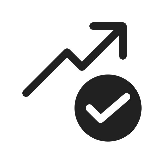 Ic Fluent Arrow Trending Checkmark 20 Regular