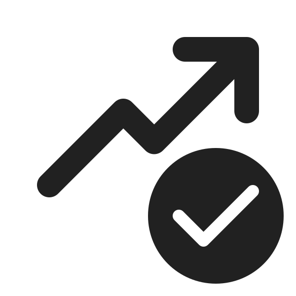 Ic Fluent Arrow Trending Checkmark 24 Filled