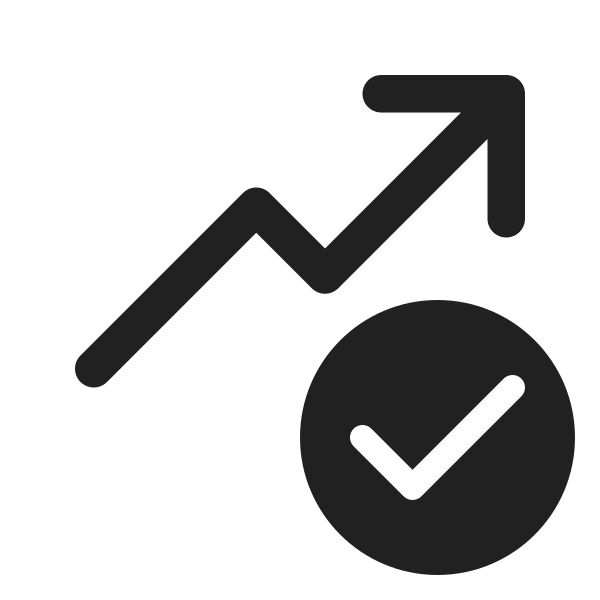 Ic Fluent Arrow Trending Checkmark 24 Regular