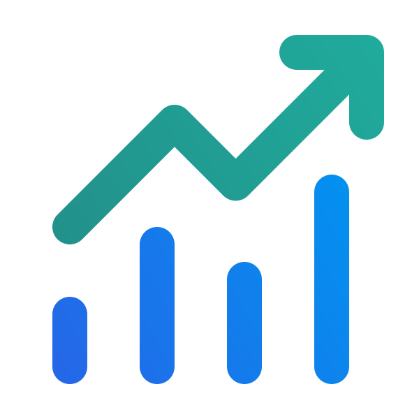 Ic Fluent Arrow Trending Lines 24 Color