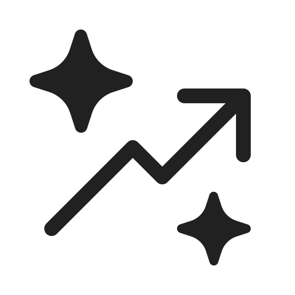 Ic Fluent Arrow Trending Sparkle 20 Regular
