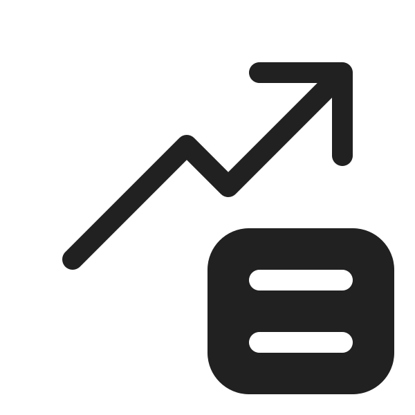 Ic Fluent Arrow Trending Text 20 Regular