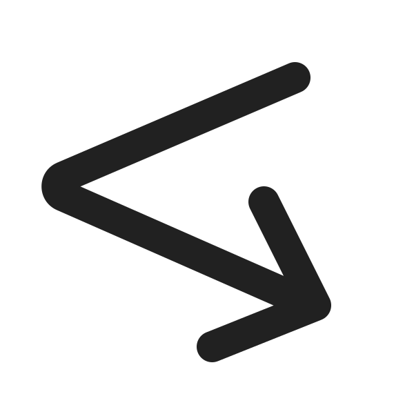 Ic Fluent Arrow Turn Left Right 20 Filled