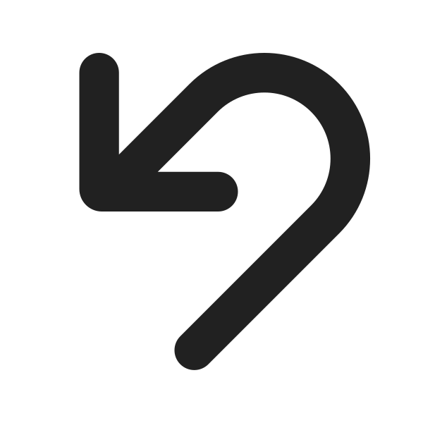 Ic Fluent Arrow Undo 16 Filled
