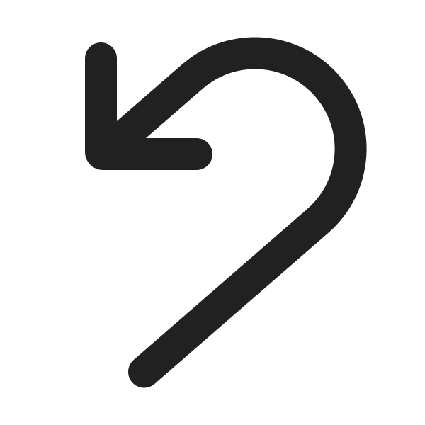Ic Fluent Arrow Undo 20 Filled