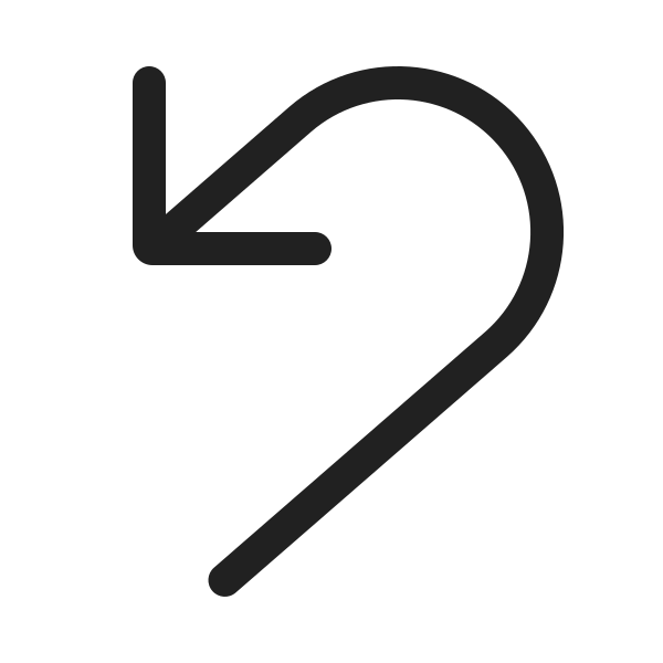 Ic Fluent Arrow Undo 20 Regular