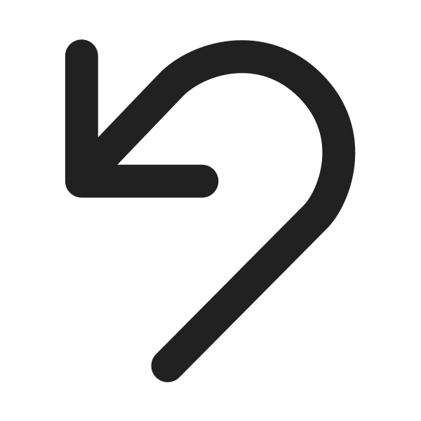 Ic Fluent Arrow Undo 32 Filled