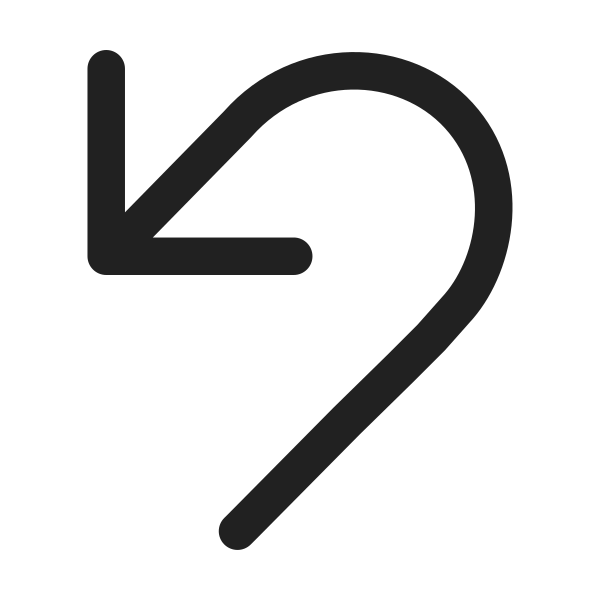 Ic Fluent Arrow Undo 48 Filled