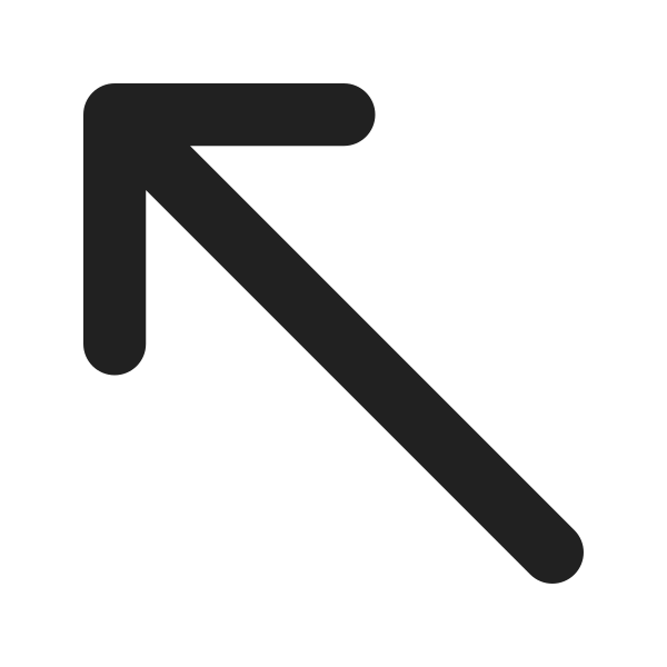 Ic Fluent Arrow Up Left 16 Filled