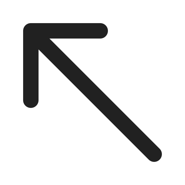 Ic Fluent Arrow Up Left 24 Filled